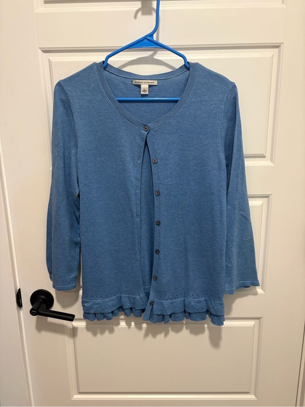 Banana Republic Blue Women's Cardigan Sweater